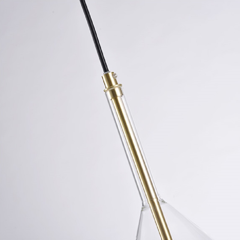Светильник-подвес с плафоном из стекла в скандинавском стиле ELLIS фото #num#