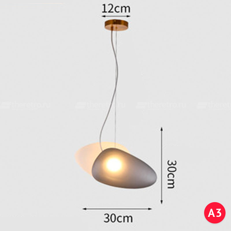 Серия светильников в виде комбинаций двух матовых плафонов разных форм и оттенков LINDIS фото 28
