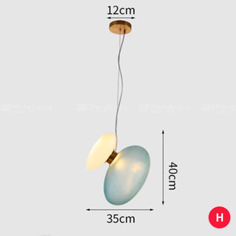Серия светильников в виде комбинаций двух матовых плафонов разных форм и оттенков LINDIS фото 20