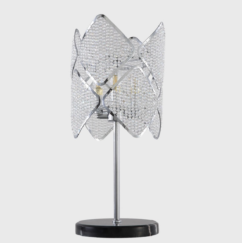 Настольная лампа Ritz Crystall Leaf Table фото 3