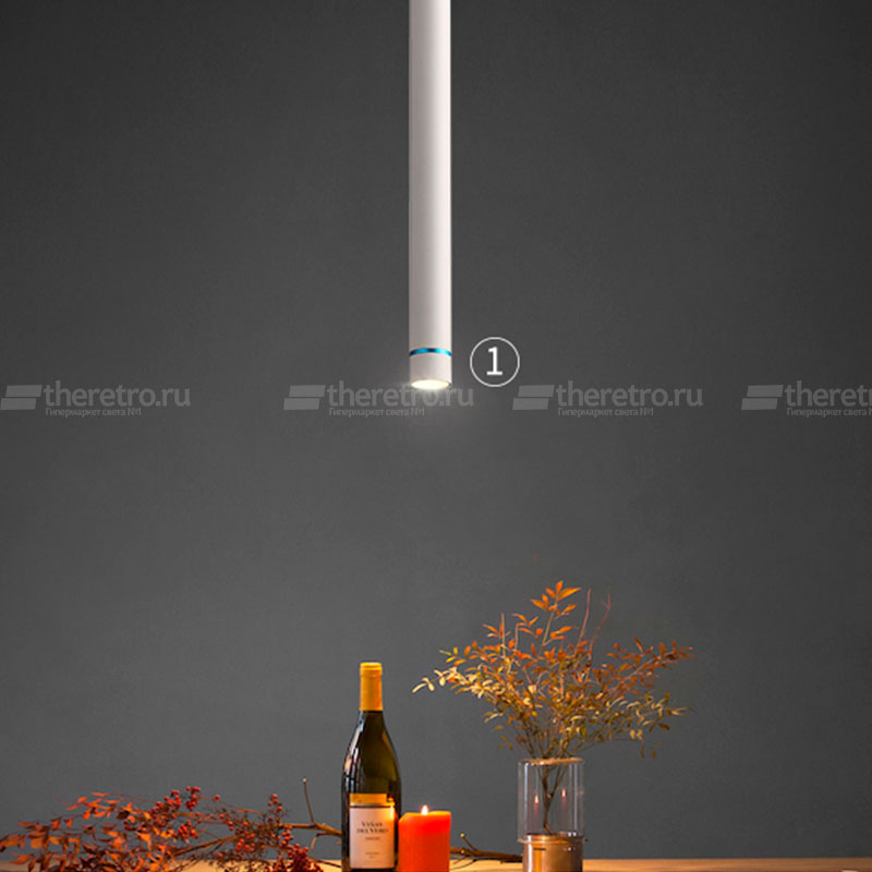Подвесной светильник с длинным цилиндрическим корпусом CRUX LONG фото #num#
