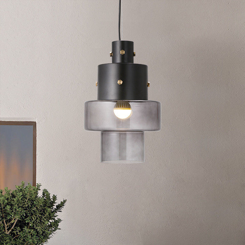 💡 Подвесной светильник Luna Glass Pendant Dark купить 💡 в Москве с доставкой, цена в Theretro