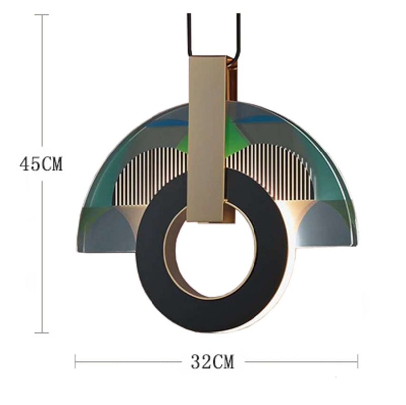 💡 Люстра Miami art deco inspires pendant lights designed by Elena Salmistraro купить 💡 в Москве с доставкой, цена в Theretro