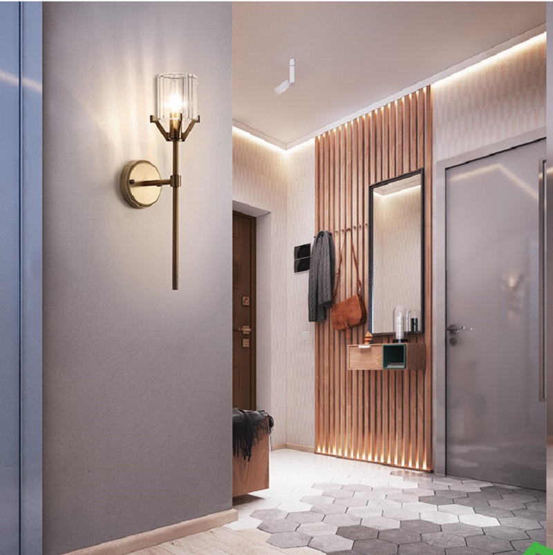 💡 Медный настенный светильник ROSEBUD купить 💡 в Москве с доставкой, цена в Theretro