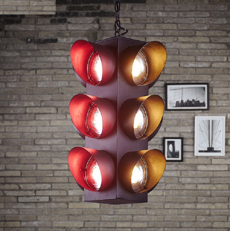 💡 Подвесной светильник Светофор Loft Traffic Light Pendant купить 💡 в Москве с доставкой, цена в Theretro