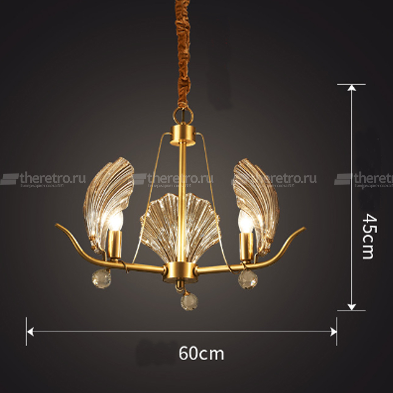 Люстра из ракушек SHELL Chandelier 61