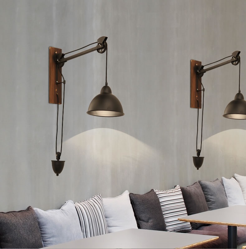 💡 Настенный светильник Steampank Rust Iron Wall Lamp купить 💡 в Москве с доставкой, цена в Theretro