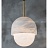 Дизайнерский подвесной светильник с грибовидным плафоном из натурального белого мрамора DITA фото 3