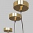 Стеклянный дизайнерский светильник-подвес с двумя потолочными креплениями фото 8