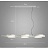 Светодиодный реечный светильник в шести цветовых решениях TAVIS LONG 6 плафонов Белый фото 7