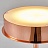 Светодиодная настольная лампа со стеклянным плафоном NOTEN TABLE Розовое золотоМалый (Small) фото 9
