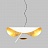 Дизайнерский подвесной светильник в стиле постмодерн COVERT 60 см  Белый фото 8
