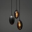 Дизайнерский подвесной светильник DIAS 1 плафон Черный фото 7
