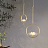 Подвесной светильник в виде цветка из стеклянных кристаллов в кольцевом каркасе LOTOS ONE 1 плафон  фото 6