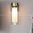 Настенный светильник с цилиндрическим плафоном из стекла VERGE WALL фото 2