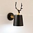 Настенный светодиодный светильник с оленем BLUM-3 Черный фото 11