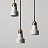 Серия подвесных светильников из мрамора JAZZ 3 плафона Черный фото 5