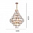 Серия дизайнерских люстр с каскадным абажуром из рельефных хрустальных подвесок геометрической формы SIMONETTA A фото 3