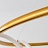 Люстра в виде кольца, свободно обвитого светодиодным шнуром GLORIFY R 110 см   фото 11