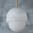 Дизайнерский подвесной светильник с грибовидным плафоном из натурального белого мрамора DITA фото 8