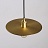 Подвесной светильник в форме диска Латунь фото 3