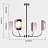 Подвесной светильник MM Lampadari Leaf 4 плафона Медный фото 5