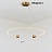 Дизайнерская светодиодная кольцевая люстра на струнном подвесе VIDAGO RING G фото 6