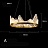 Серия кольцевых люстр на струнном подвесе с рельефным абажуром неправильной формы REGINA фото 3