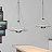 Стеклянный подвесной светильник, имитирующий каплю воды CLEPSYDRA 40 см   фото 8