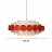 Люстра Doria Leuchten hanging lamp 50 см  Красный фото 9