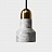 Серия подвесных светильников из мрамора JAZZ 3 плафона Черный фото 2
