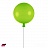 Светильник в виде воздушного шара 35 см  Зеленый фото 2