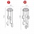 Дизайнерский подвесной светильник DIAS 1 плафон Латунь фото 4