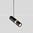Минималистский подвесной светильник с поворотным плафоном TALSI ONE Черный фото 5