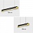 Подвесной светильник с стиле американский минимализм CASING LONG Черный Малый (Small) фото 3