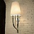 Настенный светильник Ipe cavalli Brunilde Wall Хром52 см  Черный фото 5