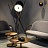 Дизайнерский напольный светильник в скандинавском стиле CATAPULT Темное дерево Черный фото 11