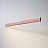 Светодиодный реечный подвесной светильник BOOK 3 Розовый90 см   фото 16
