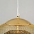 Подвесной светильник с абажуром из формованной золотой сетки FLADE фото 12