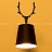 Настенный светодиодный светильник с оленем BLUM-3 Черный фото 16
