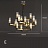 Серия люстр со стеклянными рельефными плафонами вытянутой цилиндрической формы SIDONIA модель В фото 6