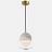 Дизайнерский подвесной светильник с грибовидным плафоном из натурального белого мрамора DITA фото 2