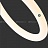 Люстра в виде кольца, свободно обвитого светодиодным шнуром GLORIFY R 60 см   фото 7