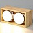 Накладной светодиодный светильник с деревянным корпусом 10W4000K фото 3