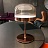 Светодиодная настольная лампа со стеклянным плафоном NOTEN TABLE СерыйМалый (Small) фото 10