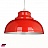 Подвесной светильник красный фото 2
