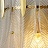 Настенный светильник в стиле постмодерн на металлическом каркасе и абажуром из стекла с рельефным узором NIBA WALL фото 6