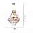 Серия дизайнерских люстр с каскадным абажуром из рельефных хрустальных подвесок геометрической формы SIMONETTA B фото 2
