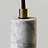 Подвесной светильник из мрамора STONE MARBLE 3 плафона  фото 5