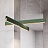 Светодиодный реечный подвесной светильник BOOK 3 Зеленый60 см   фото 17
